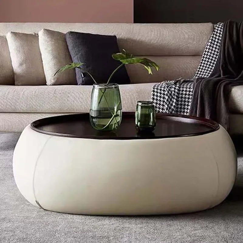 Sculptural Wood Coffee Table