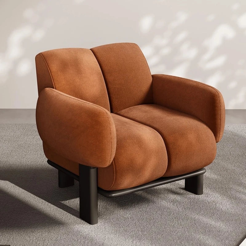 Cushioned Rubberwood Chair