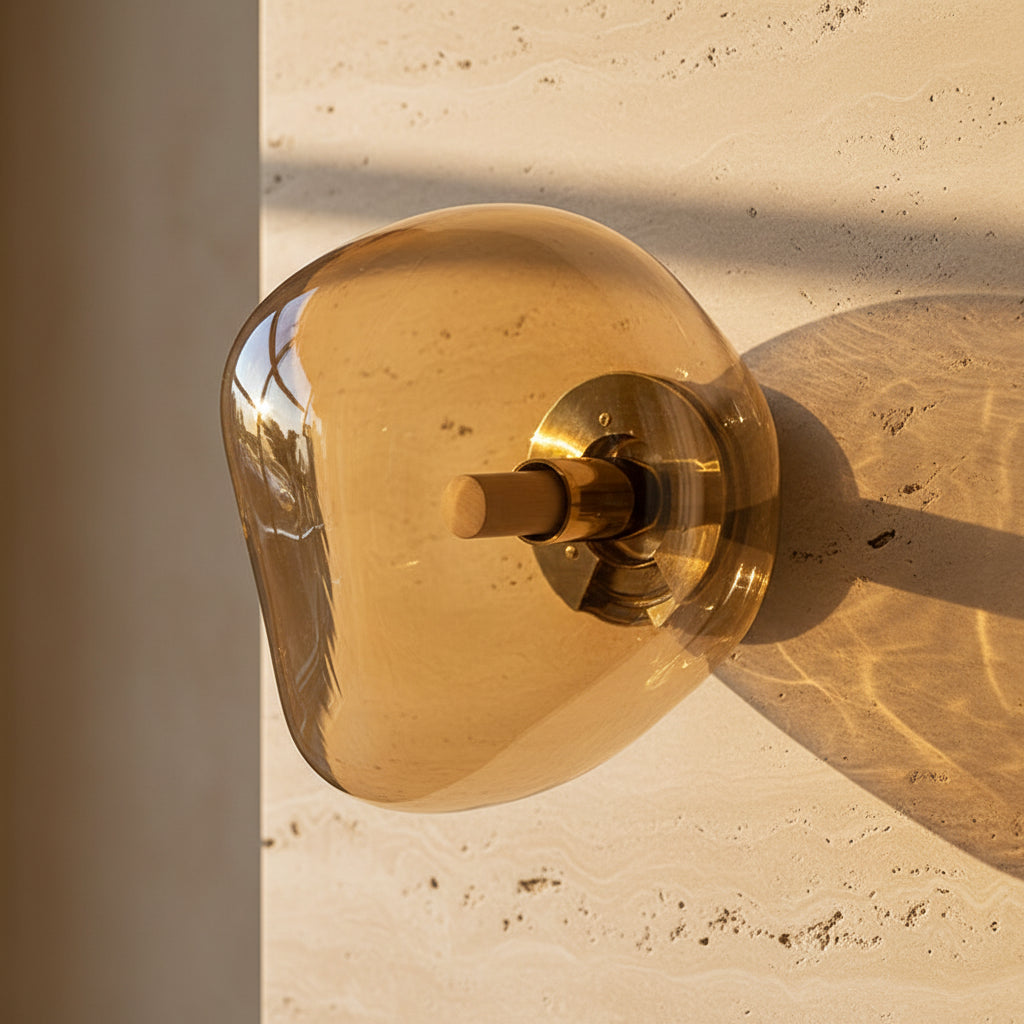 Molten Glass Sconce