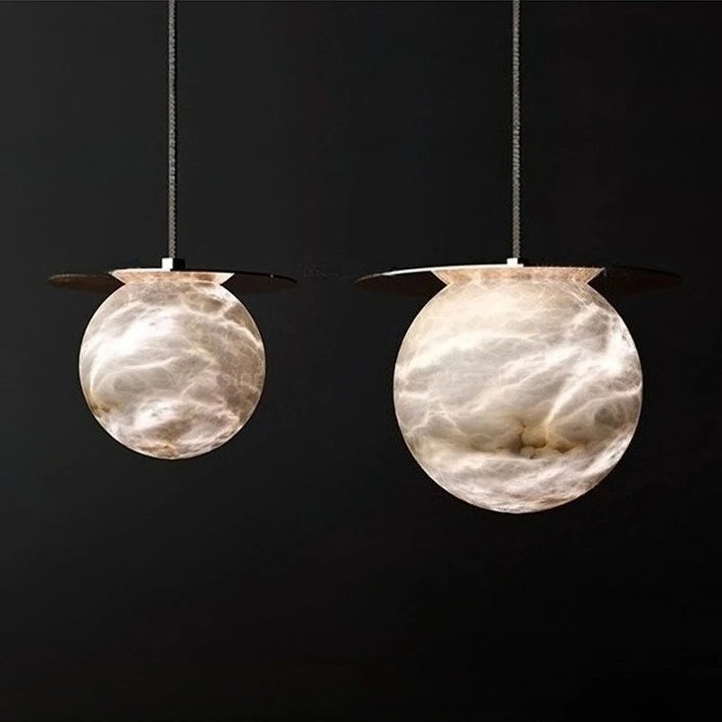 Spherical Brass Pendant