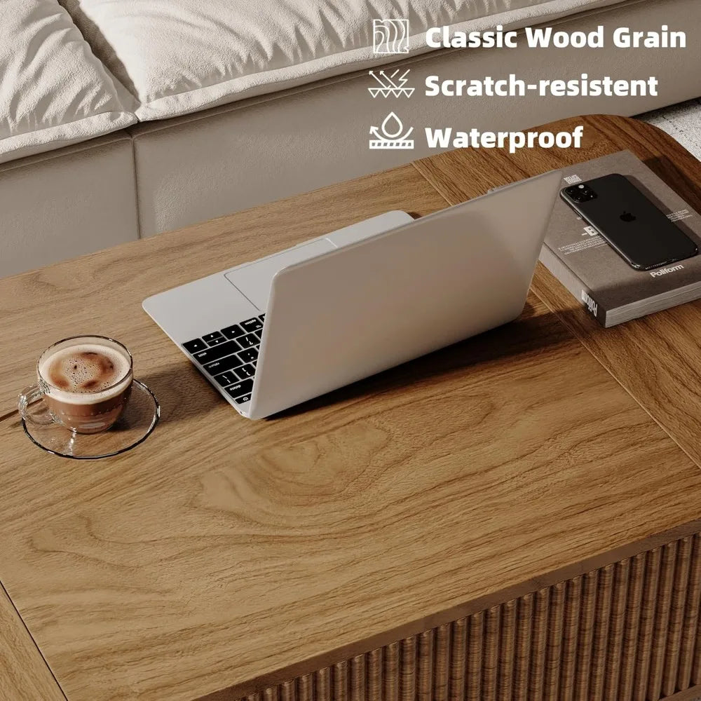 Fluted Lift Table