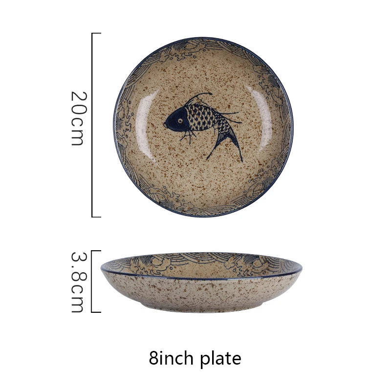 Floral Porcelain Serving Plate