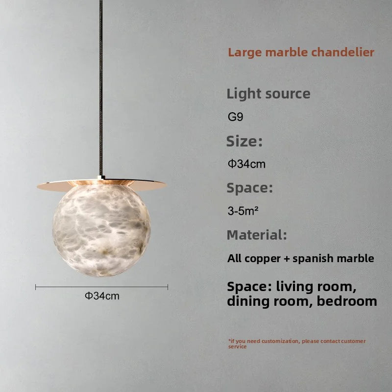 Spherical Brass Pendant