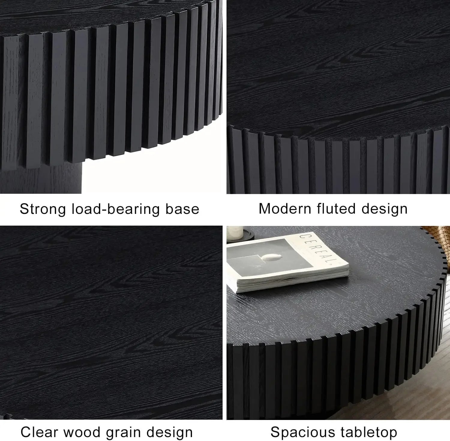 Solid Wood Round Table
