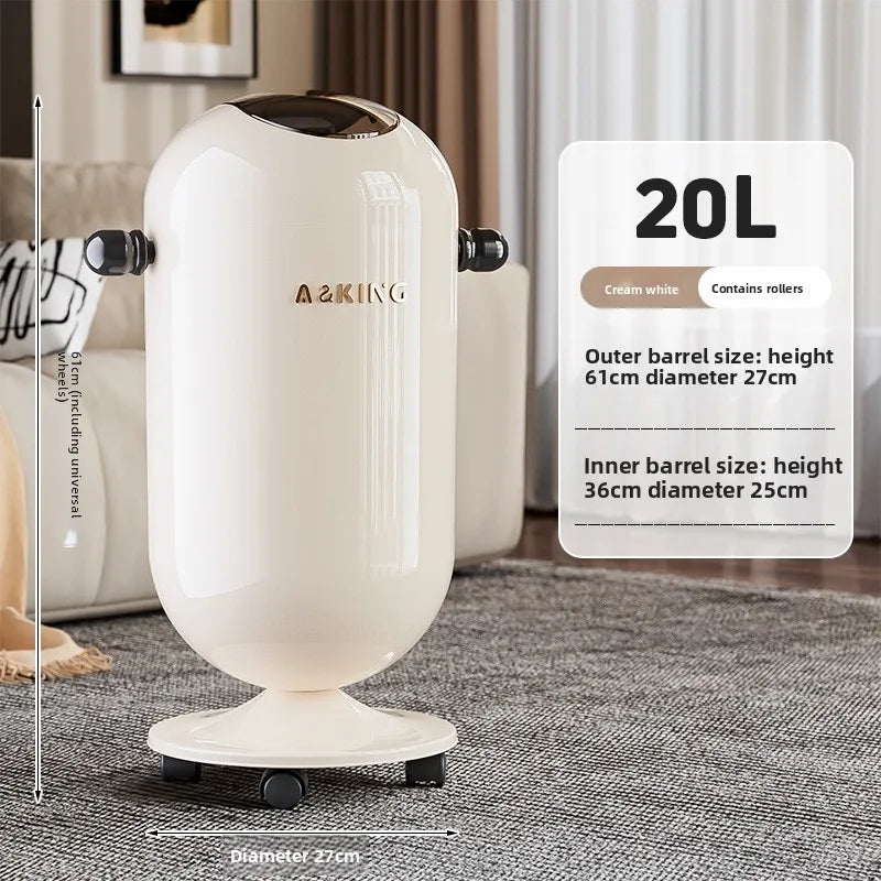 Swing-Lid Waste Bin