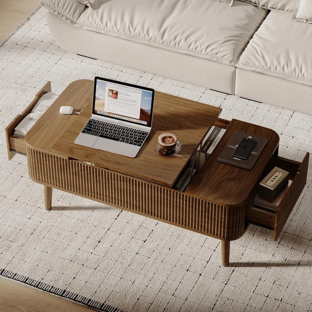 Fluted Lift Table