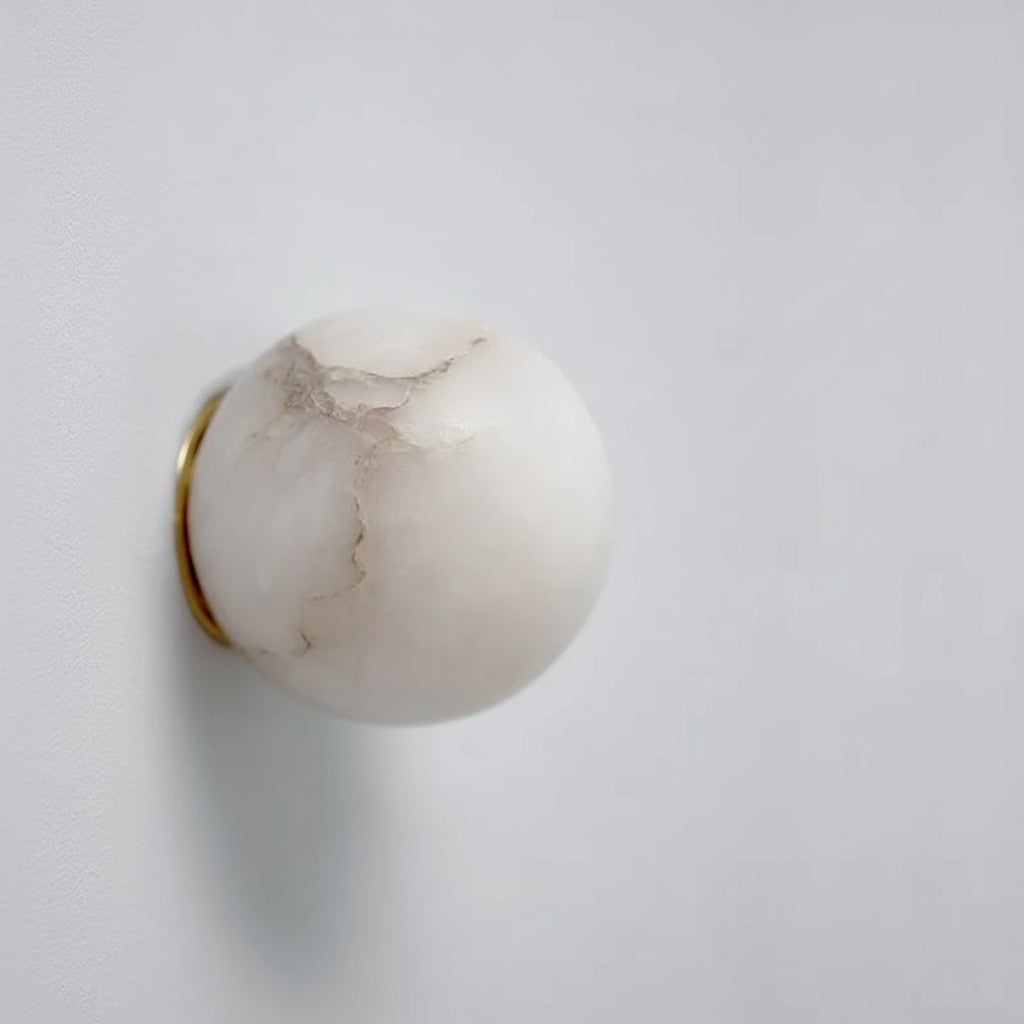 Marble Ball Copper Wall Sconce
