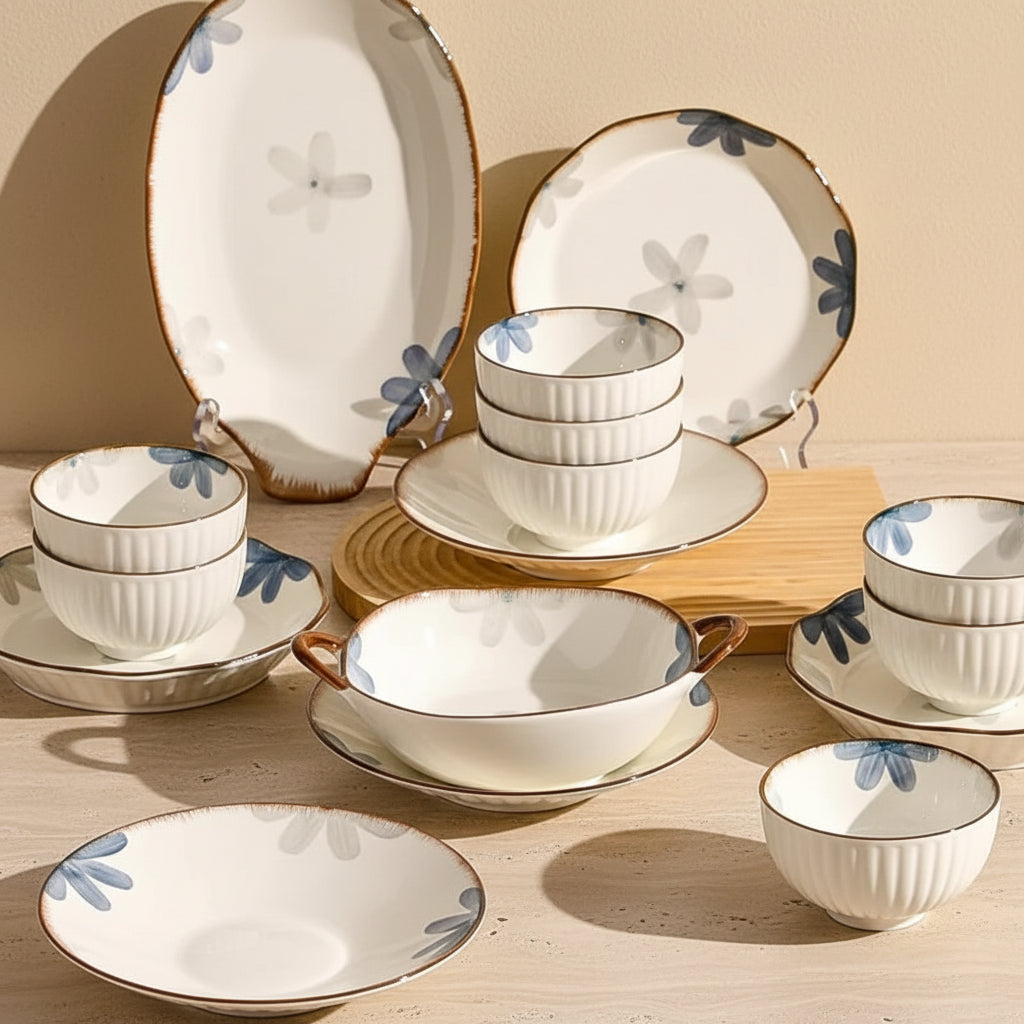 Ceramic Dining Set for Six