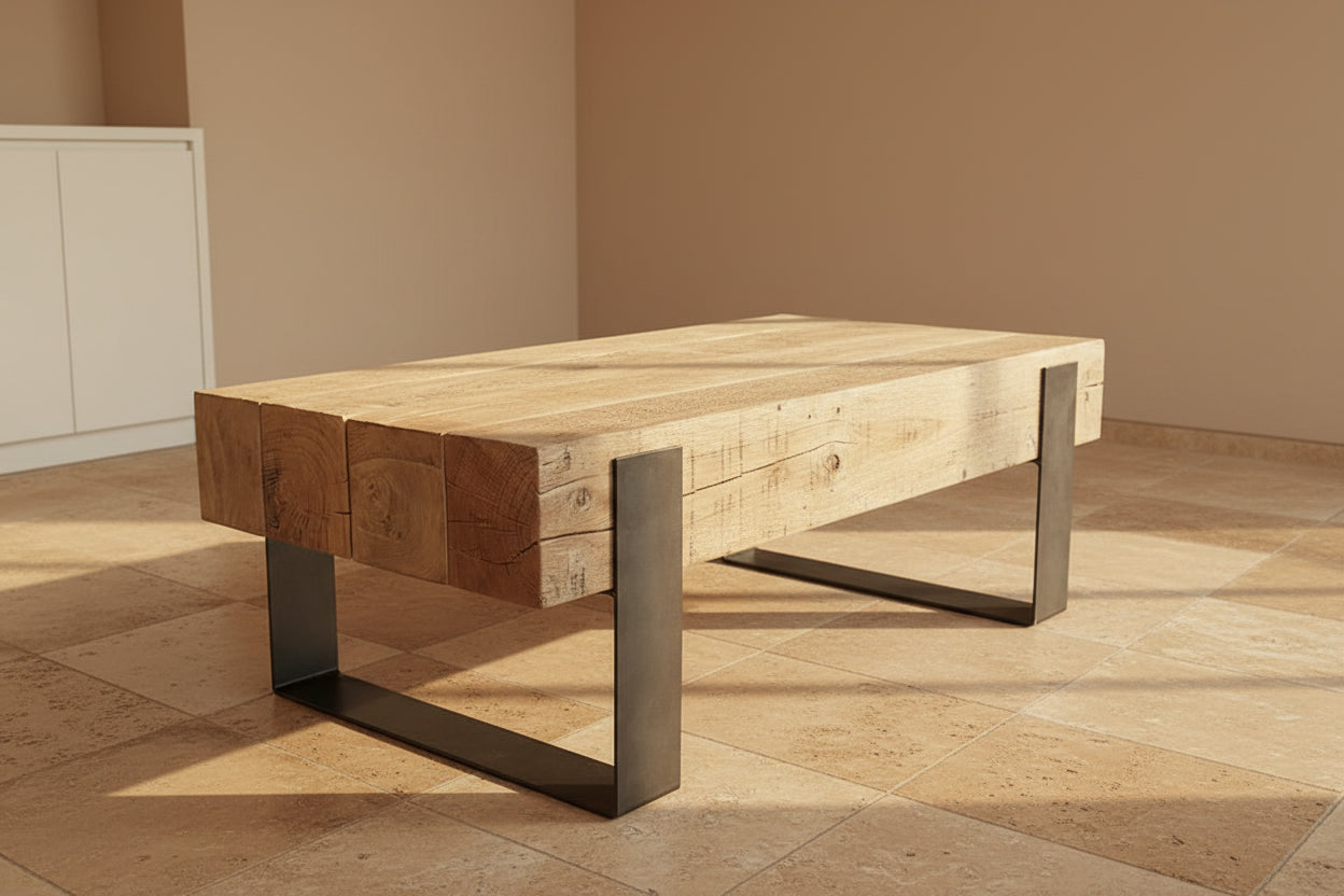 Pine Finish Rectangular Table