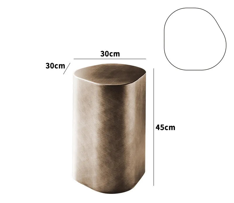 Steel Accent Side Table