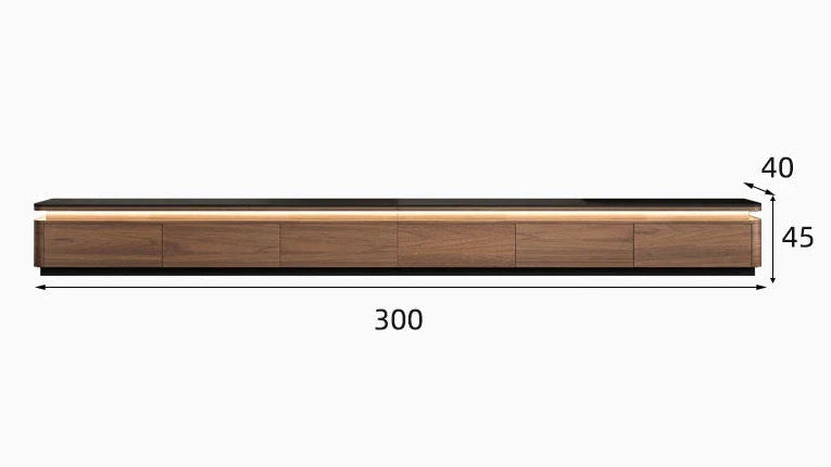 Stone Top Media Console
