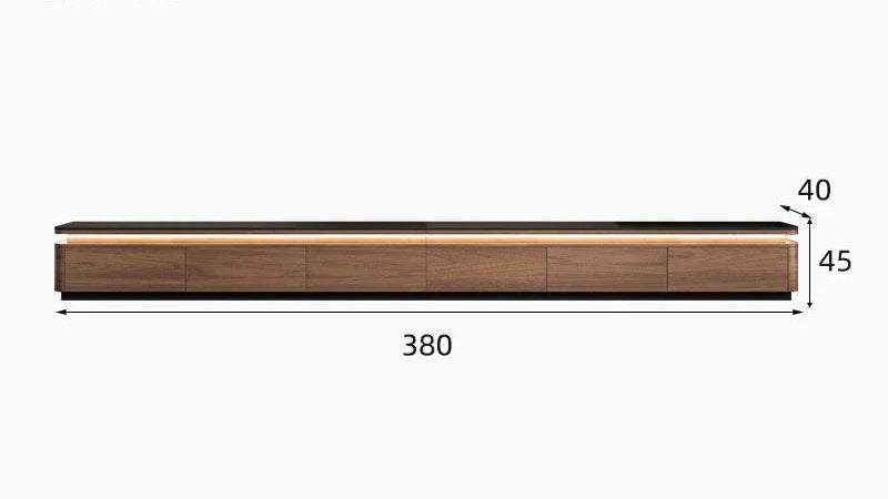 Stone Top Media Console