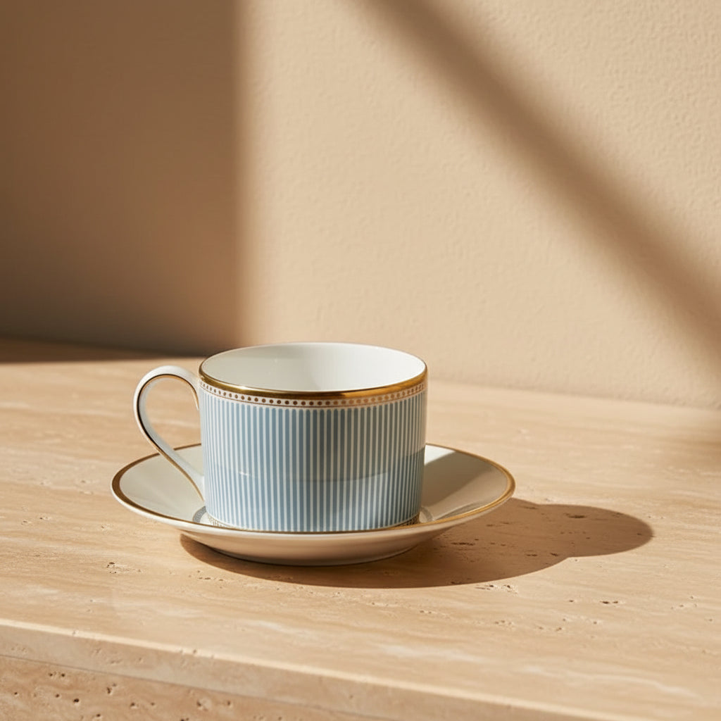 Hand-Painted Porcelain Tea Set