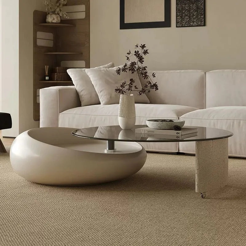Rotating Storage Coffee Table