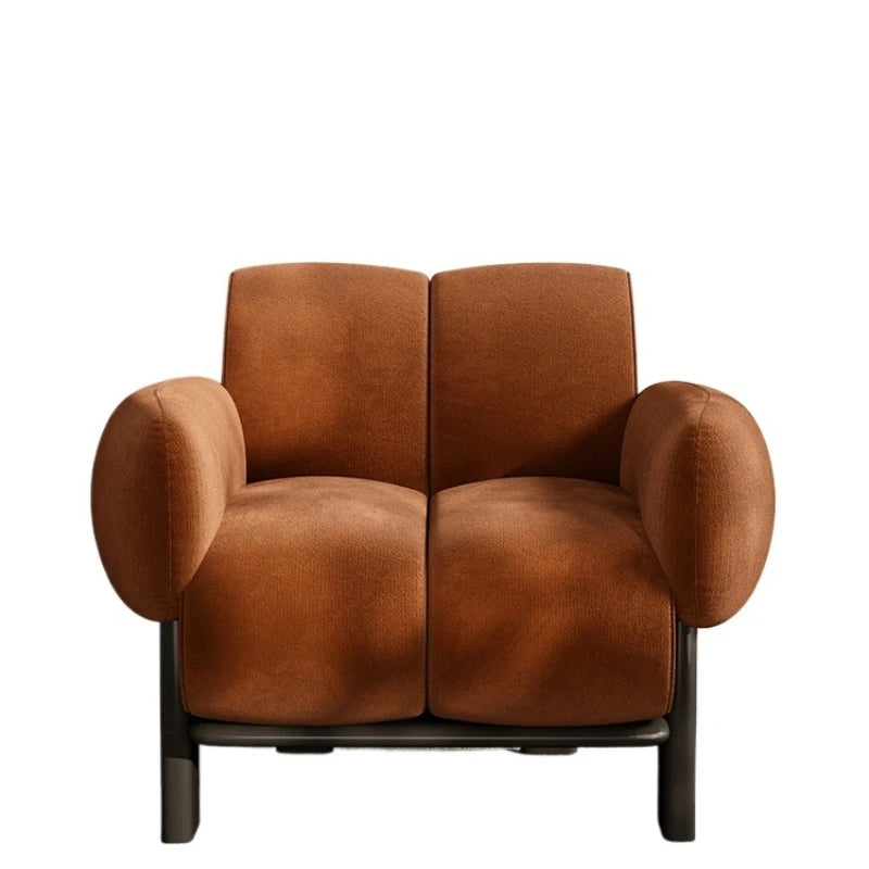 Cushioned Rubberwood Chair