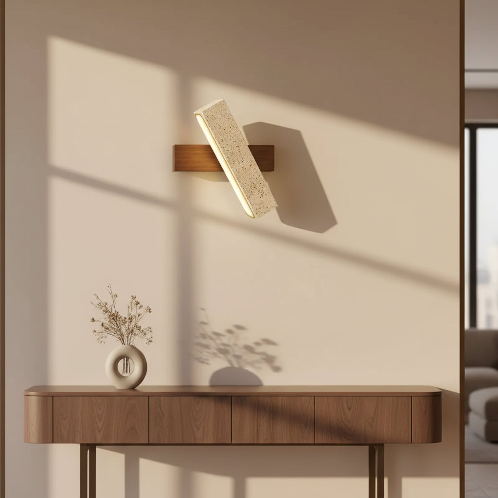 Dimmable Stone Sconce