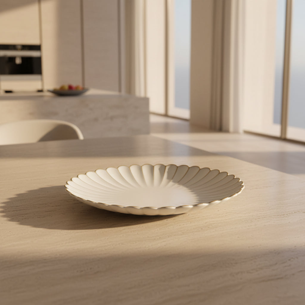 Scalloped Dinner Plate