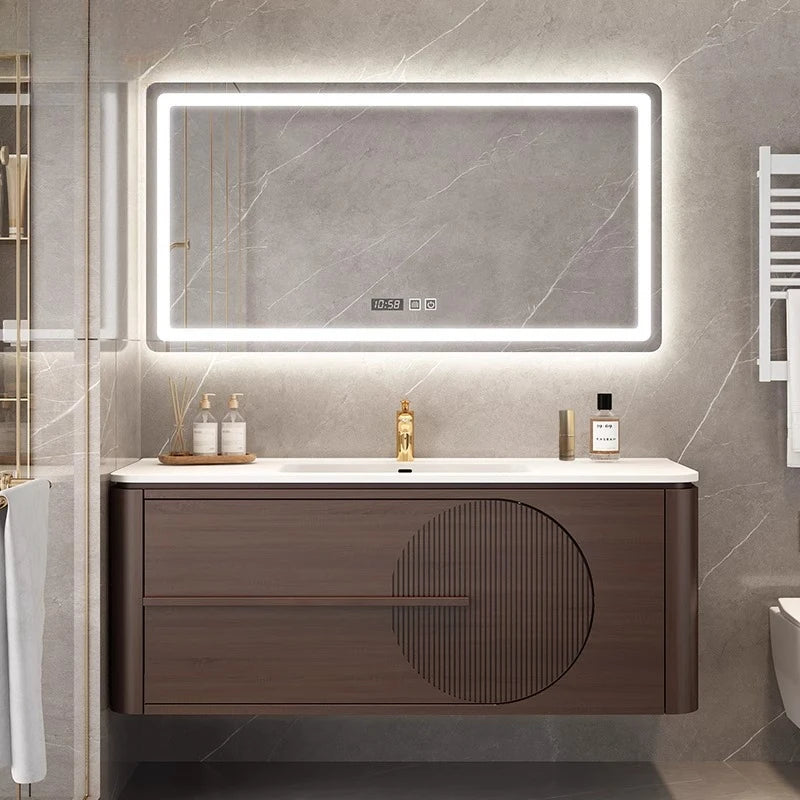 Oak Vanity Basin Cabinet