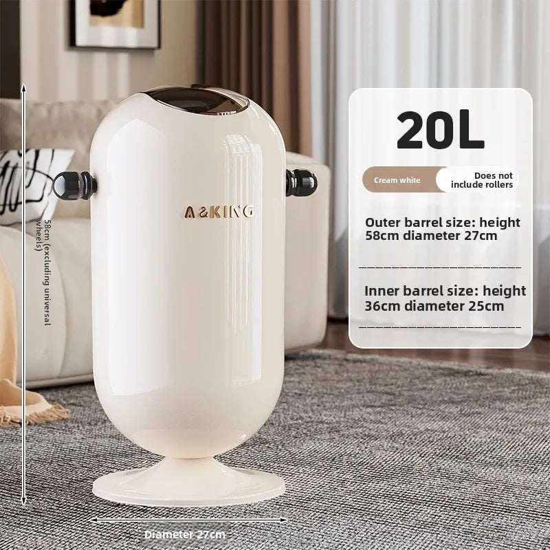 Swing-Lid Waste Bin