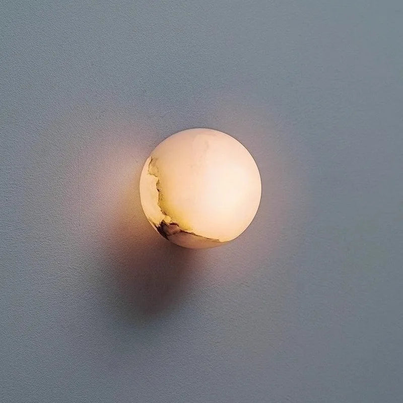 Marble Ball Copper Wall Sconce