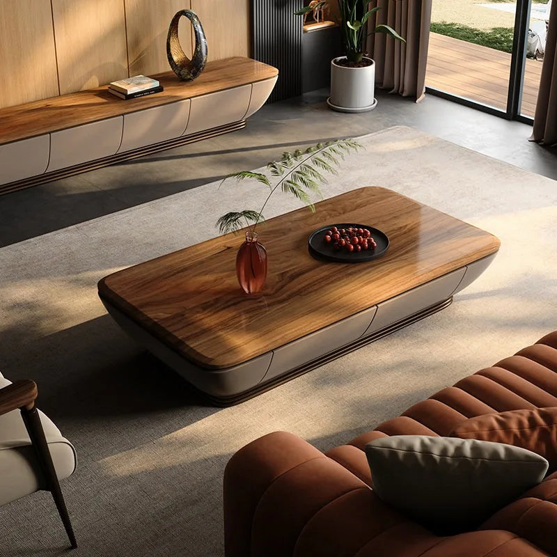 Walnut Rectangular Coffee Table
