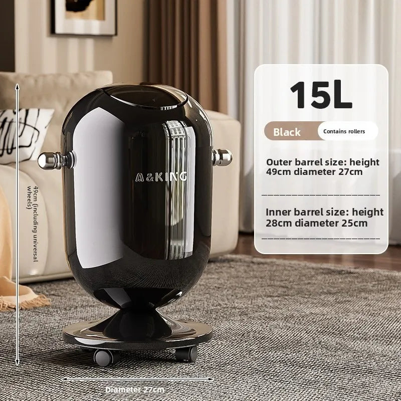 Swing-Lid Waste Bin