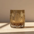 White Rime Kiriko Crystal Glass