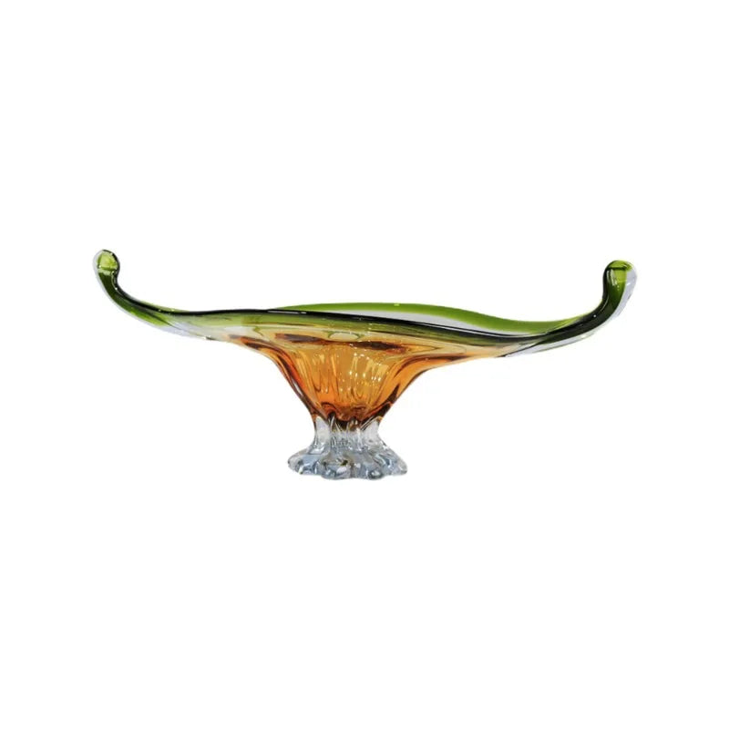 Coloured Glass Decorative Tray