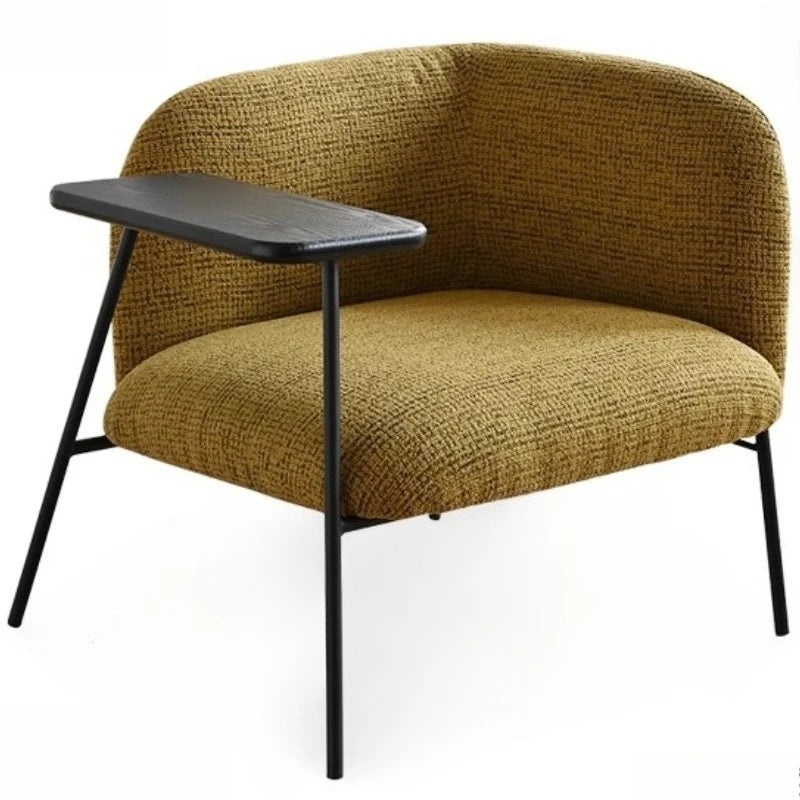 Linen Cushioned Armchair