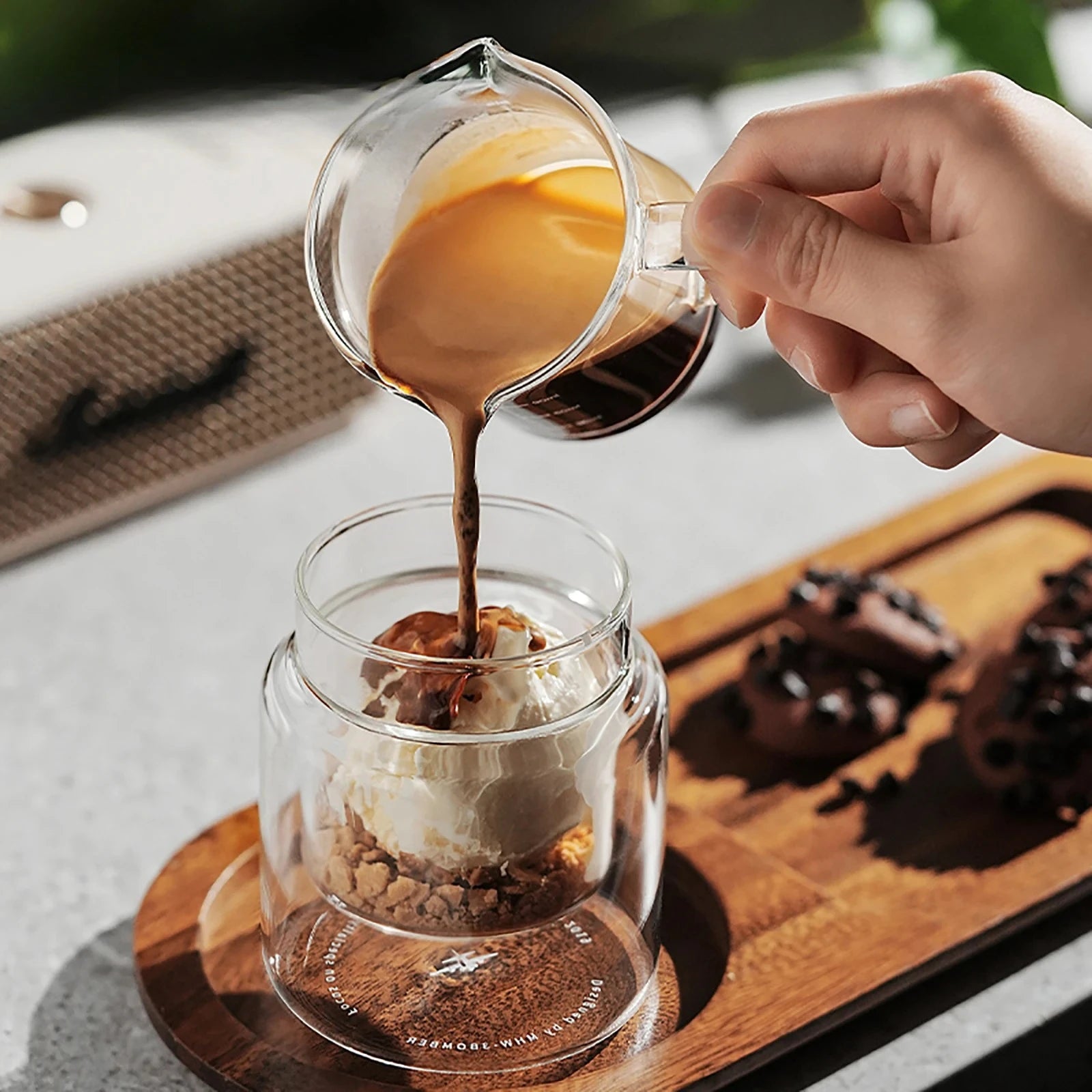 Double-Wall Glass Espresso Cup