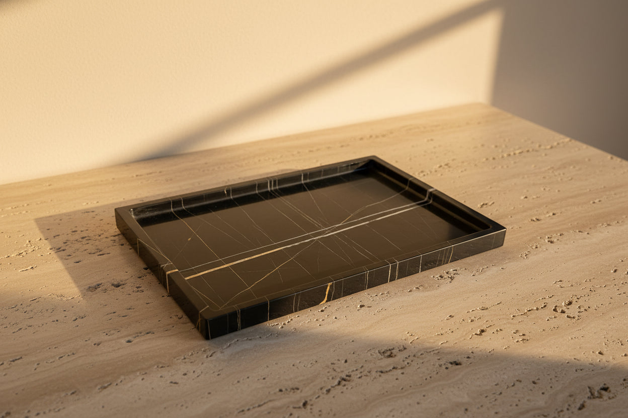 Carved Marble Tray