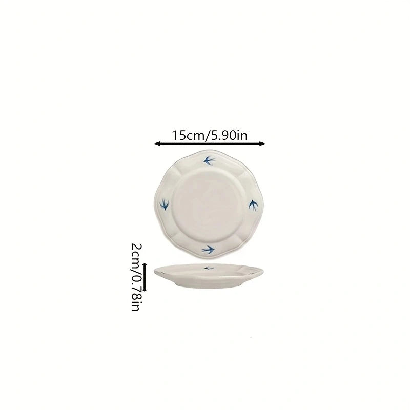 Swallow Porcelain Cup & Saucer
