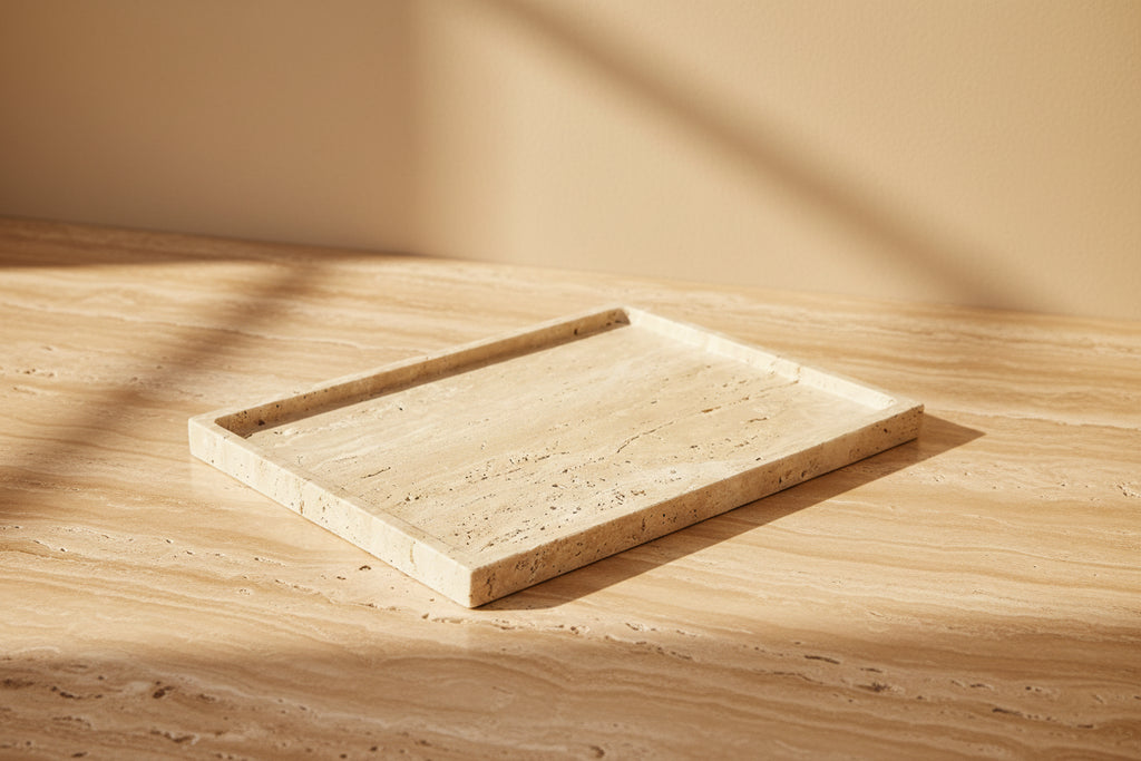 Carved Marble Tray