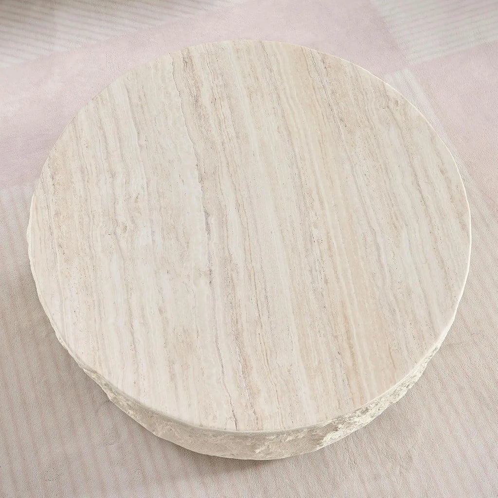 Fiberglass Drum Coffee Table