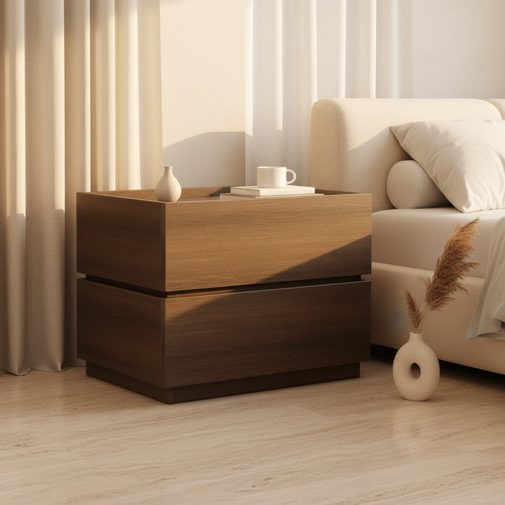 Wood Frame Nightstand
