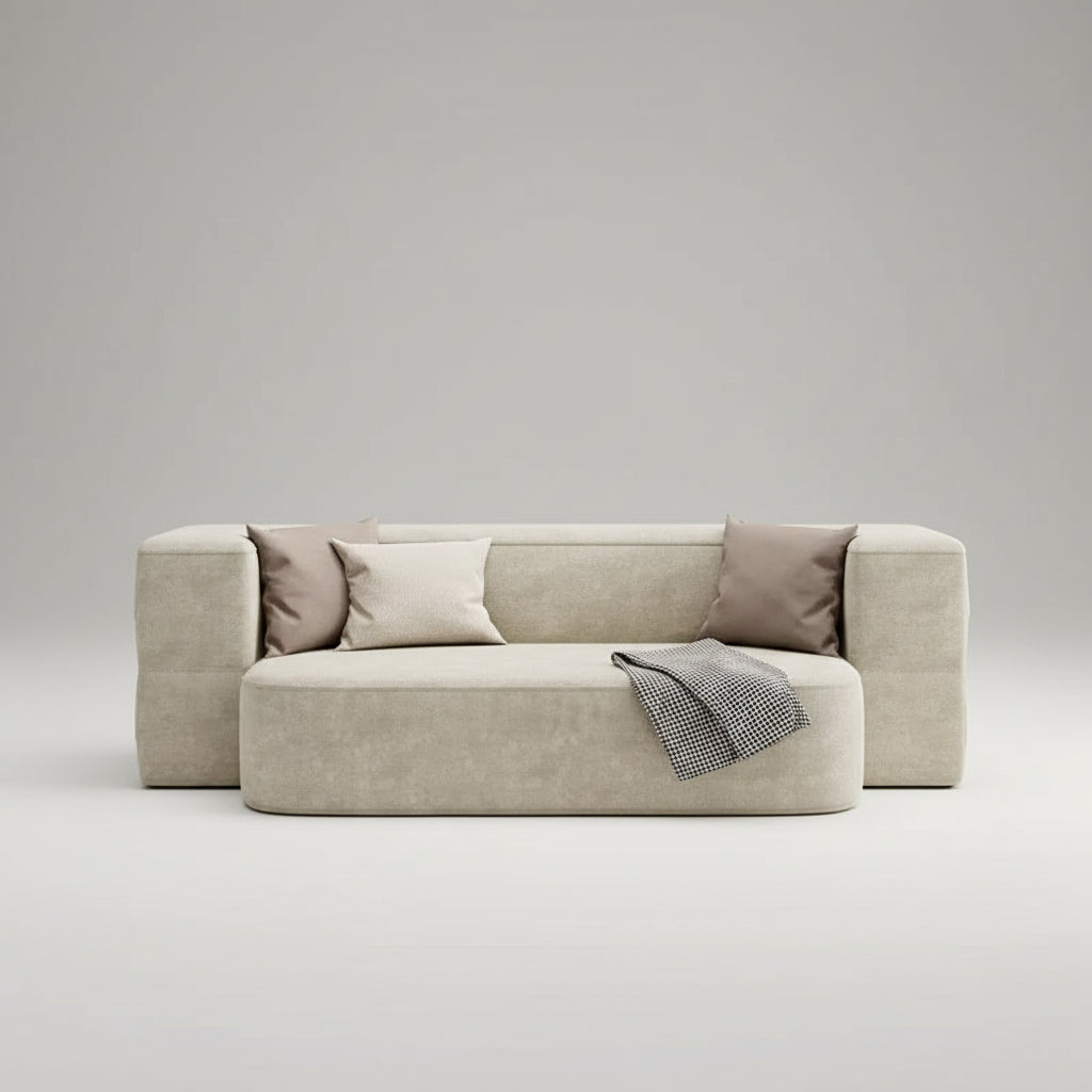 Chenille Floor Sofa Bed