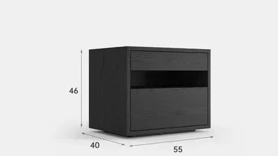 Two-Drawer Bedside Table