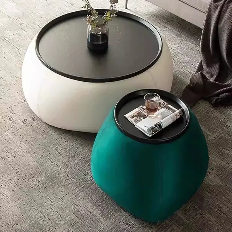 Sculptural Wood Coffee Table