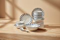 Blue Porcelain Dinnerware Set