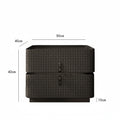 Stone Top Bedside Table