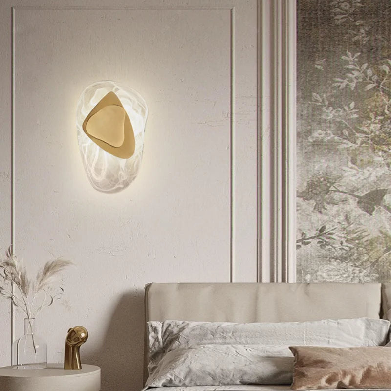 Iron and Crystal Wall Sconce