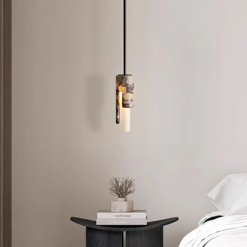 Brass Cylinder Pendant