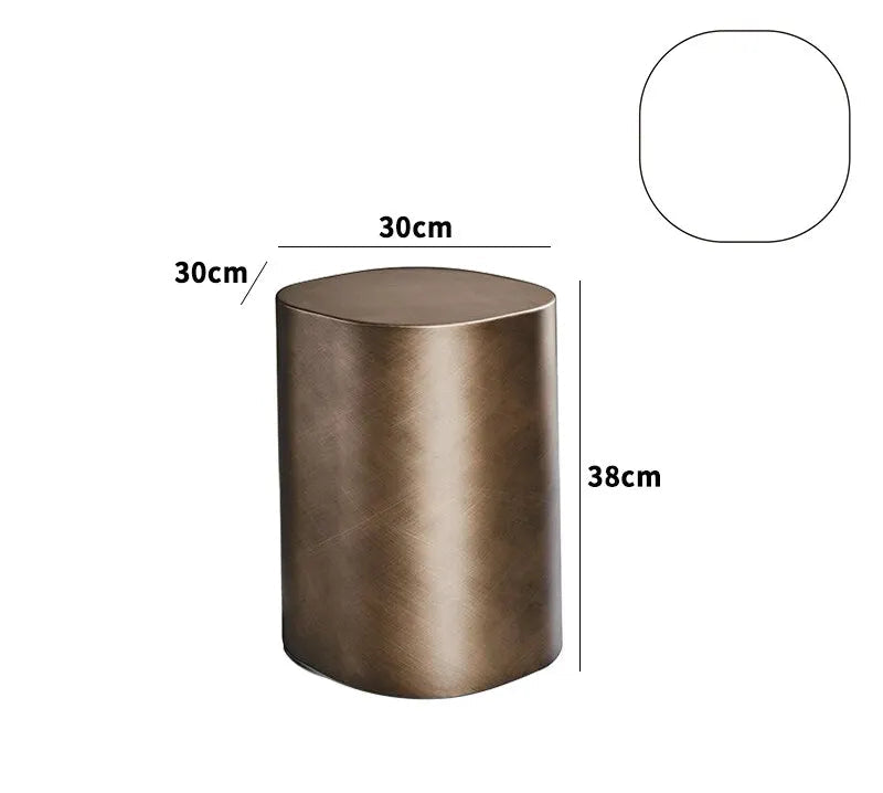 Steel Accent Side Table