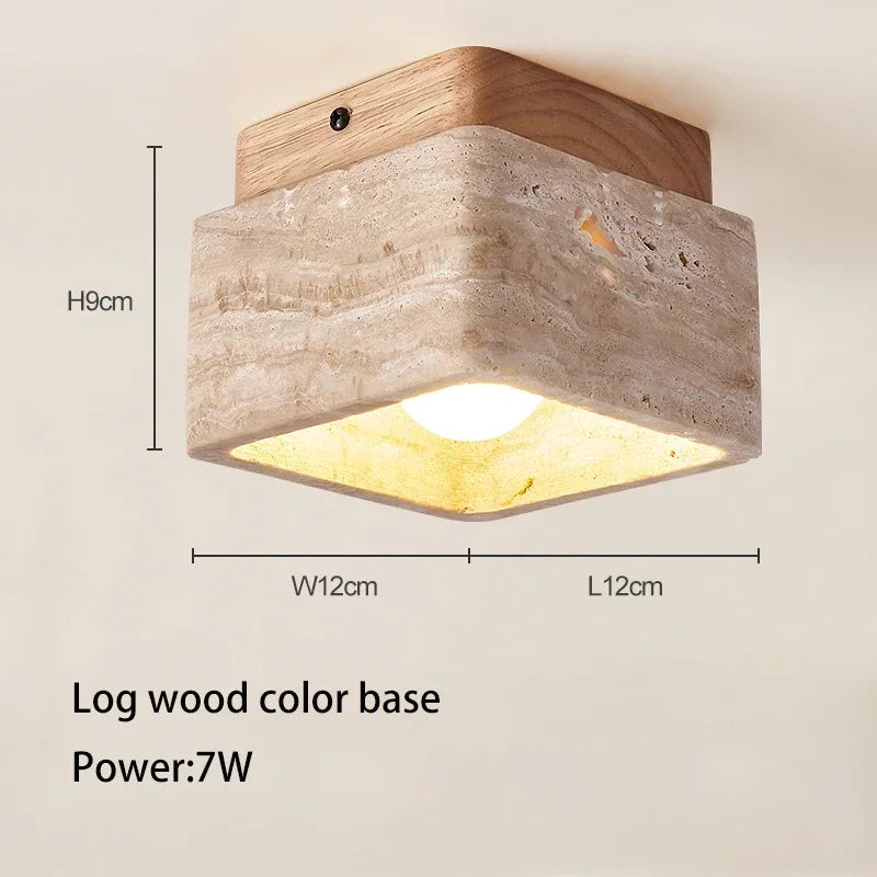 Stone Flush Mount