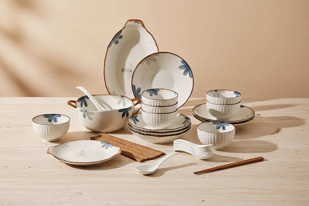 Ceramic Dining Set for Six