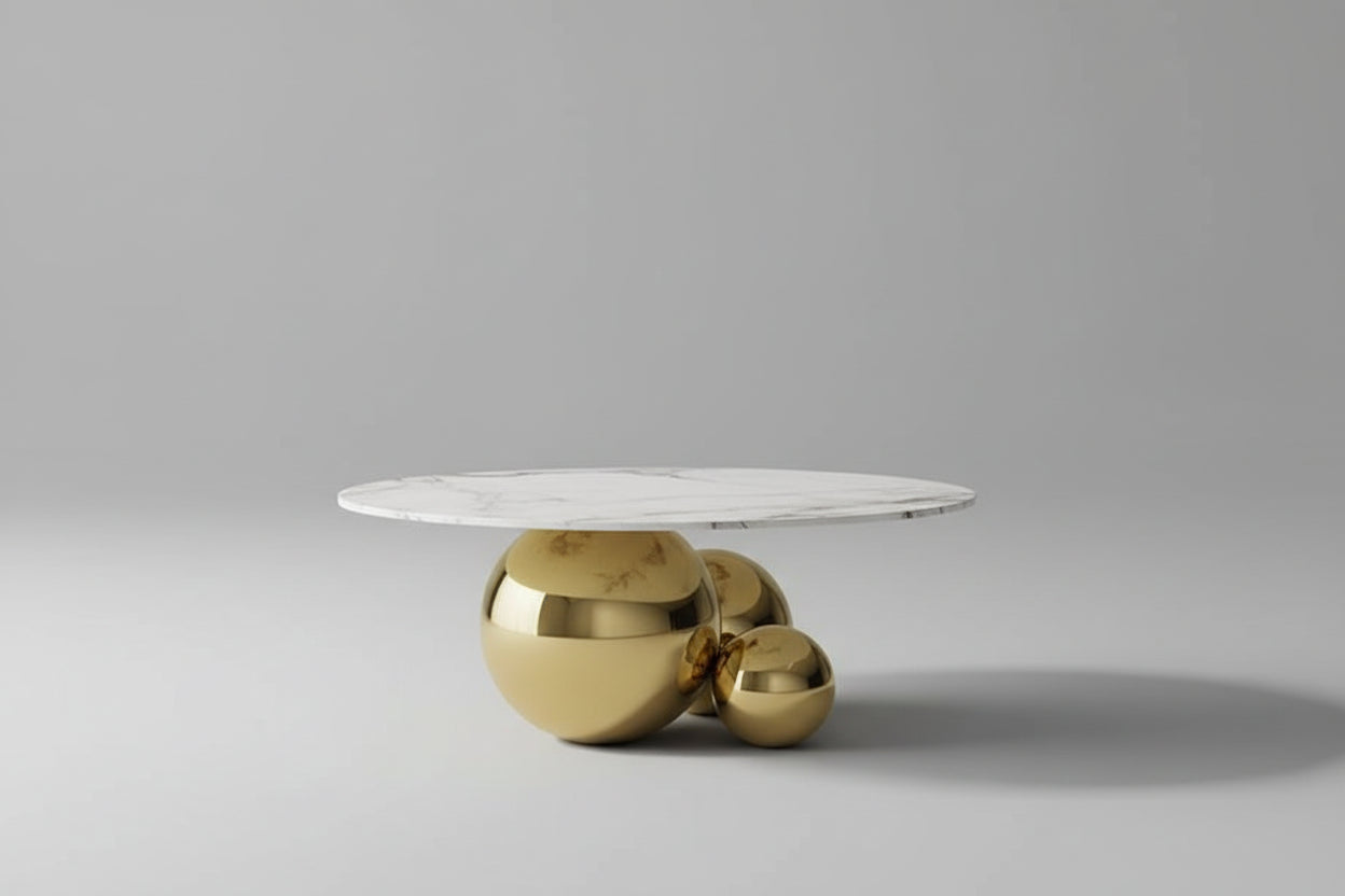 Round Metal Table Set