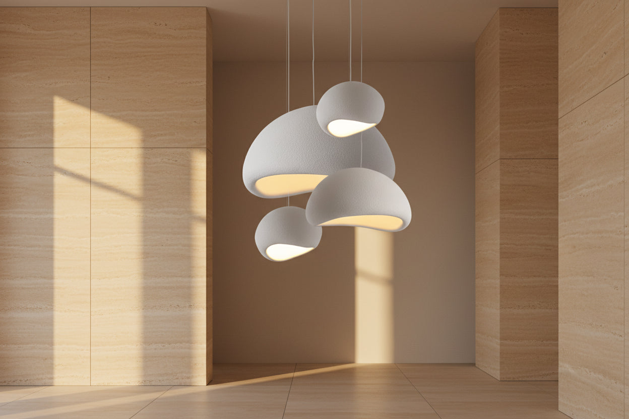 Sculpted Organic Pendant Light