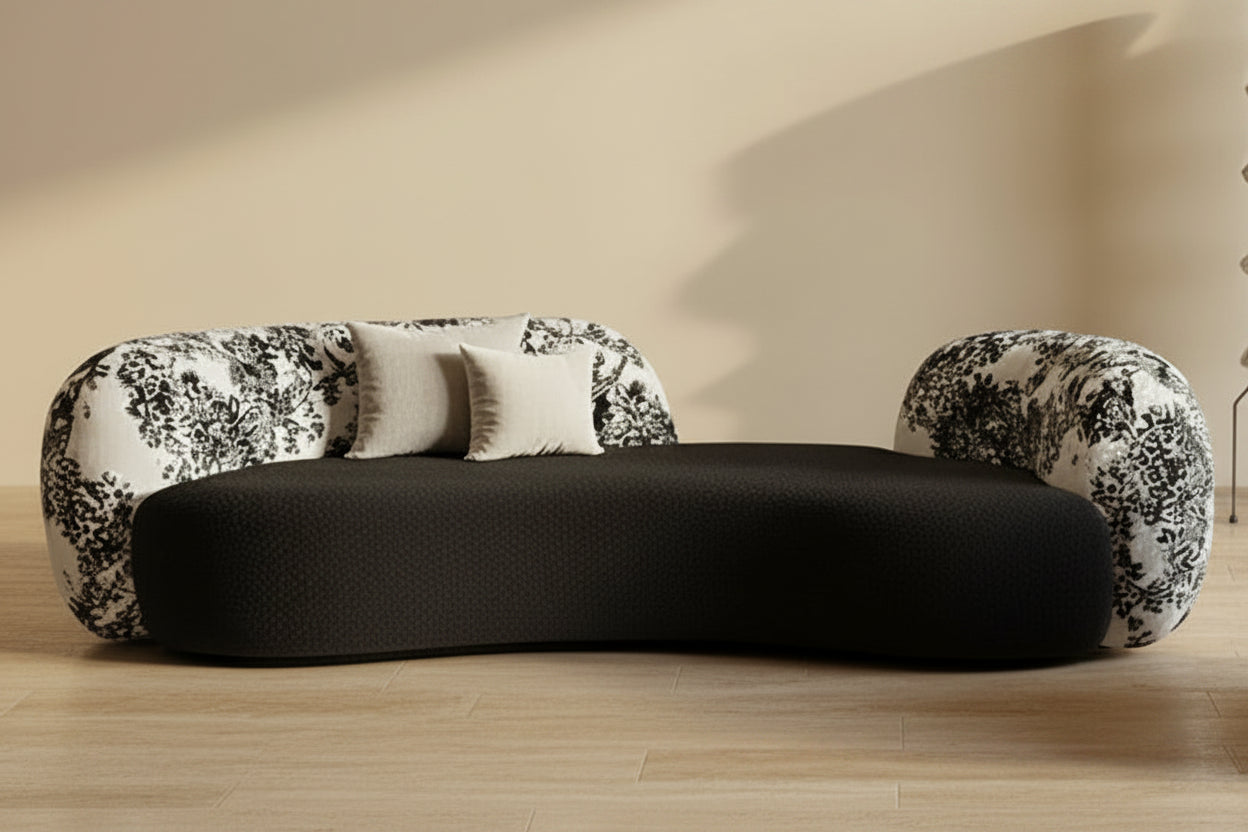 Flannel Corner Sofa