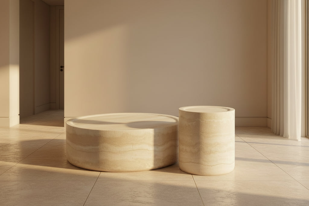 Round Drum Centre Table