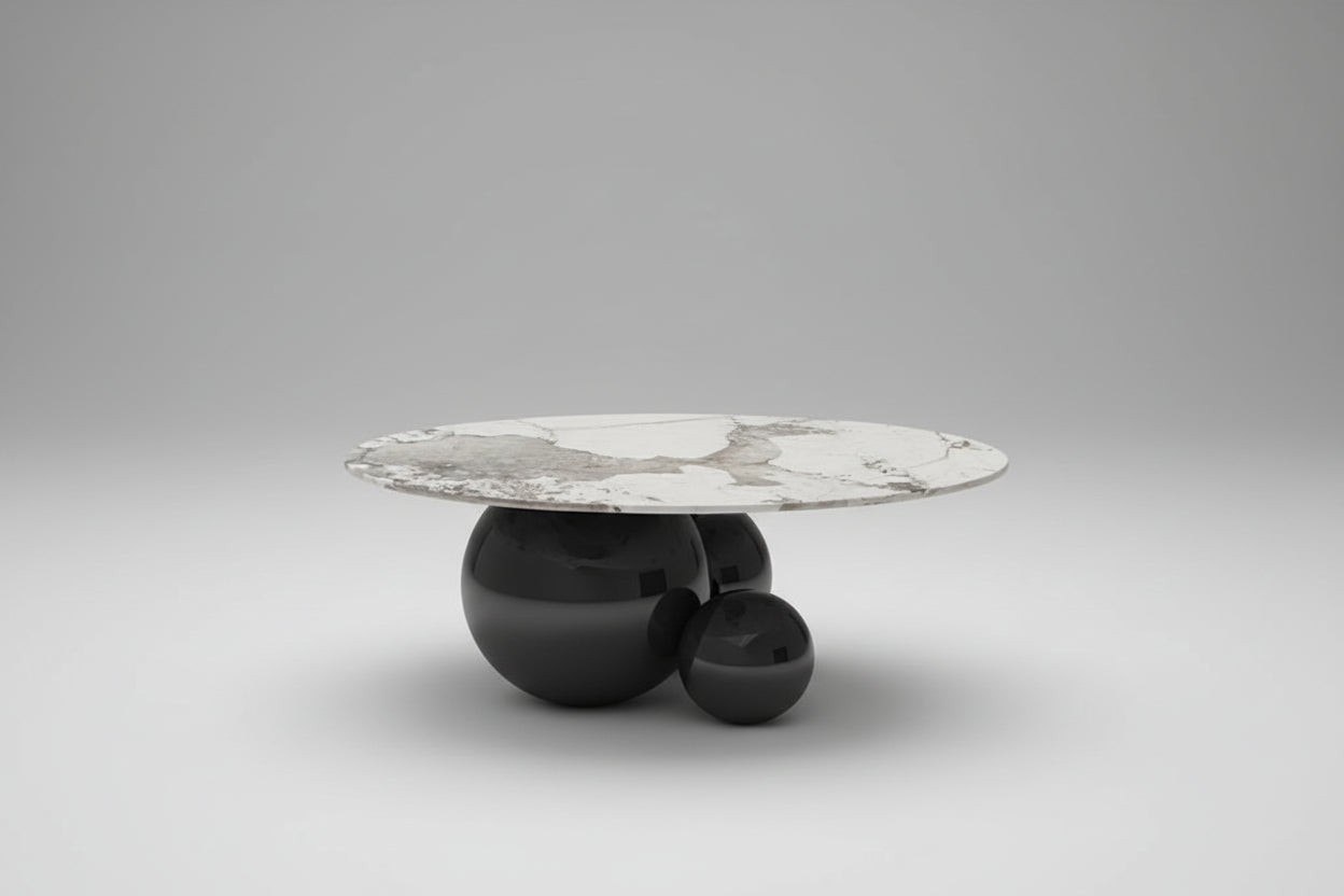 Round Metal Table Set